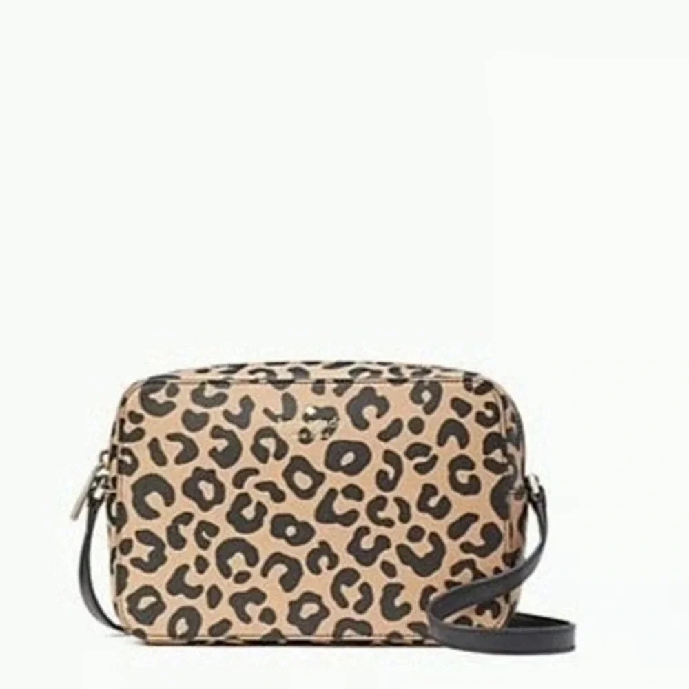 Kate Spade Harper Crossbody Bag‎ Leopard NWT